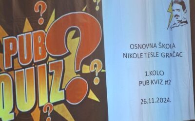 Druga sezona PUB kviza OŠ Nikole Tesle