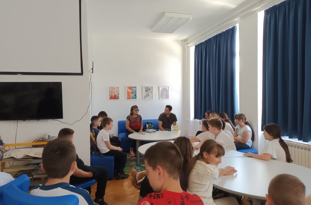 U našu je Školu došla u goste spisateljica Mirjana Mrkela