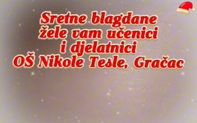 Čestitka OŠ Nikole Tesle – Gračac 2025.