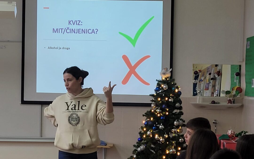 Radionice i predavanje školskog preventivnog programa djelatnika HZJZ u OŠ Nikole Tesle