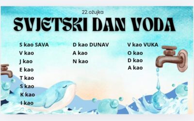 Obilježavanje Svjetskog dana voda (22. ožujka) u sklopu eTwinning projekta