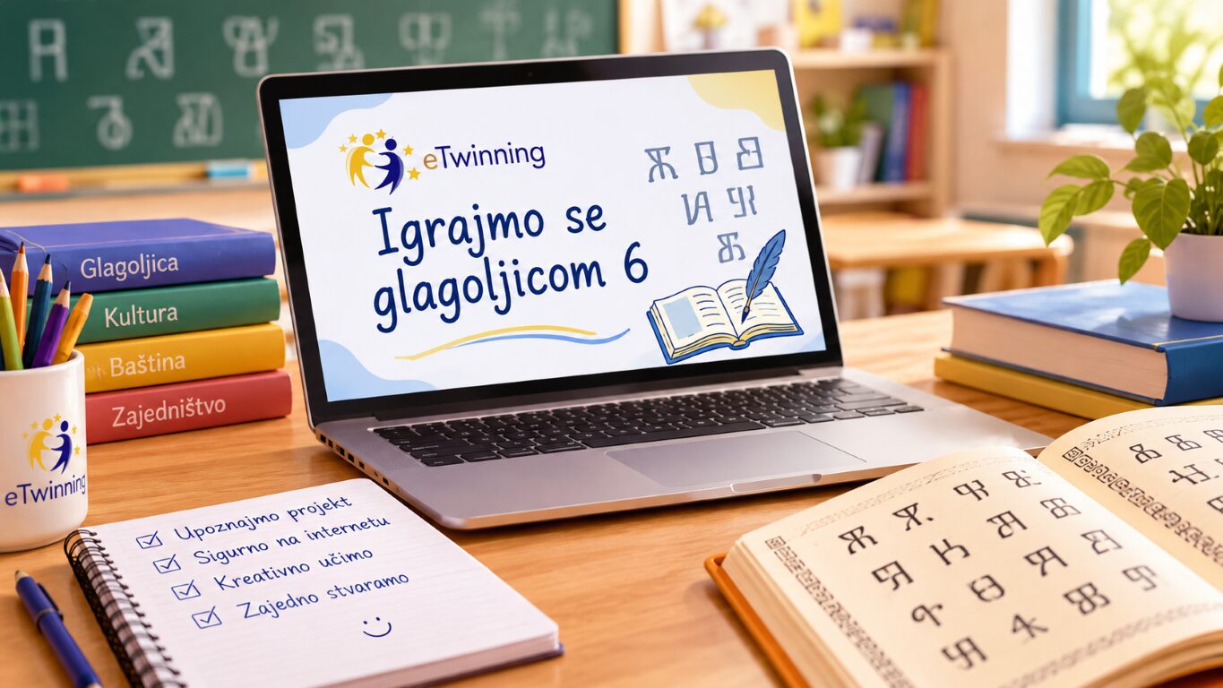 Igrajmo se glagoljicom 6 Classroom Desk